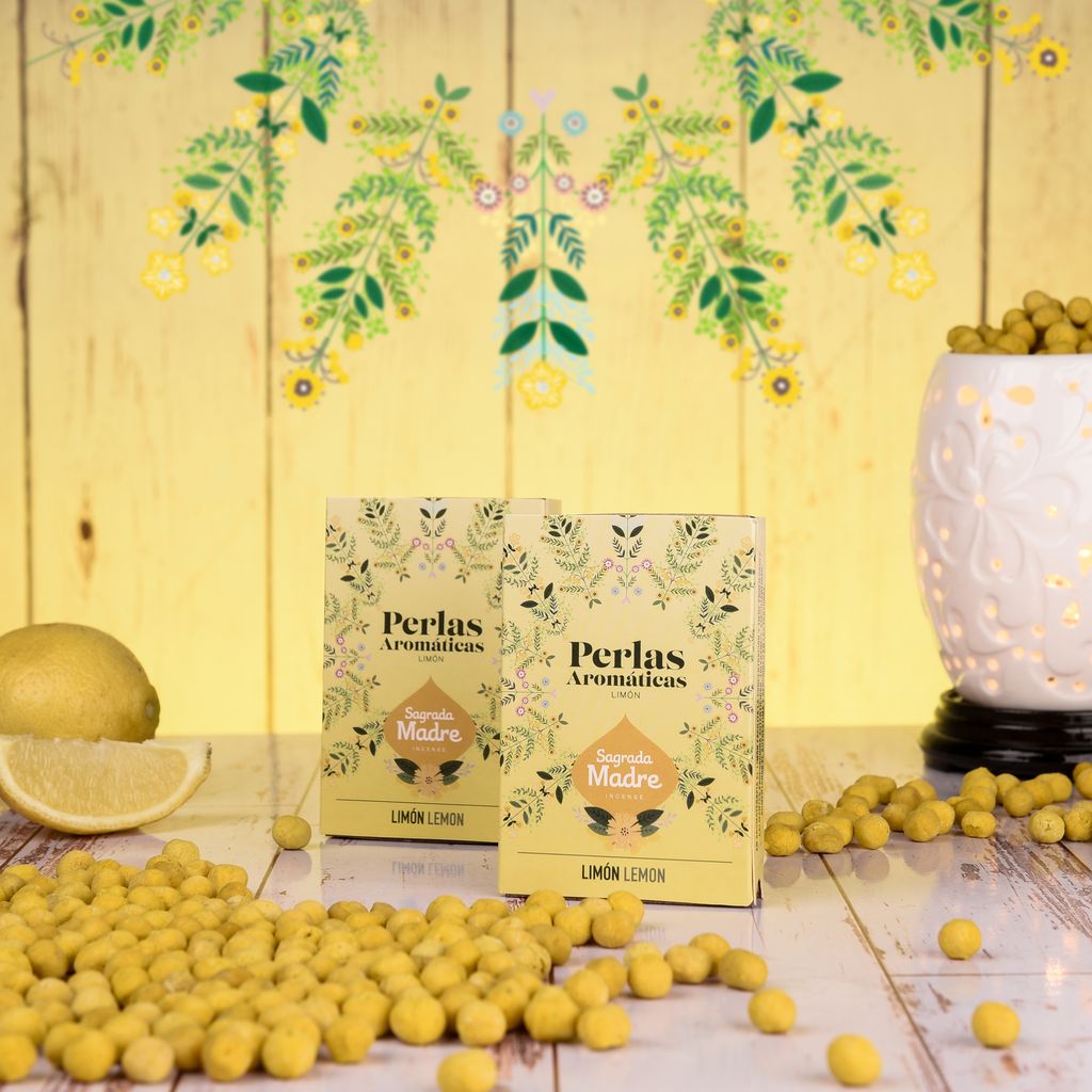 Sagrada Madre - Perlas Aromáticas - Zitrone - Duftperlen 40 Stk.