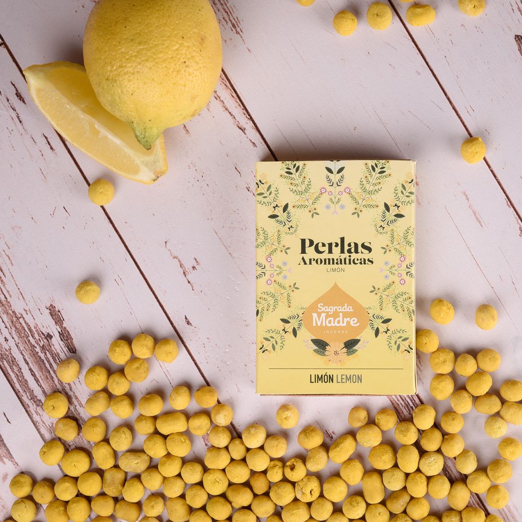 Sagrada Madre - Perlas Aromáticas - Zitrone - Duftperlen 40 Stk.