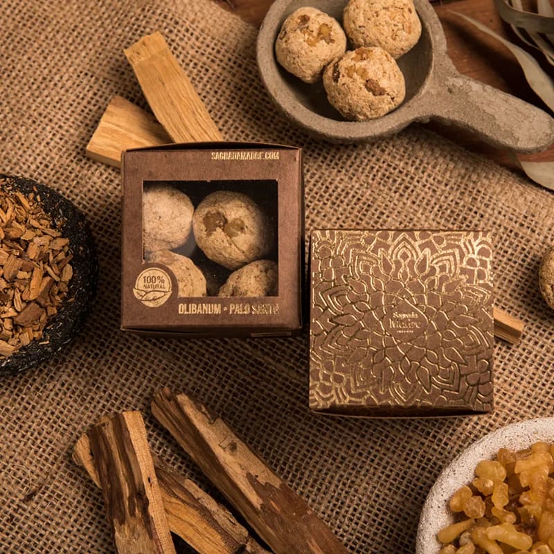 Sagrada Madre - Premium Smudge Bomb - Olibanum & Palo Santo ca. 65 g