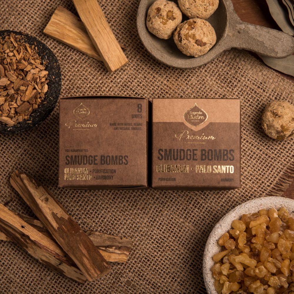 Sagrada Madre - Premium Smudge Bomb - Olibanum & Palo Santo ca. 65 g