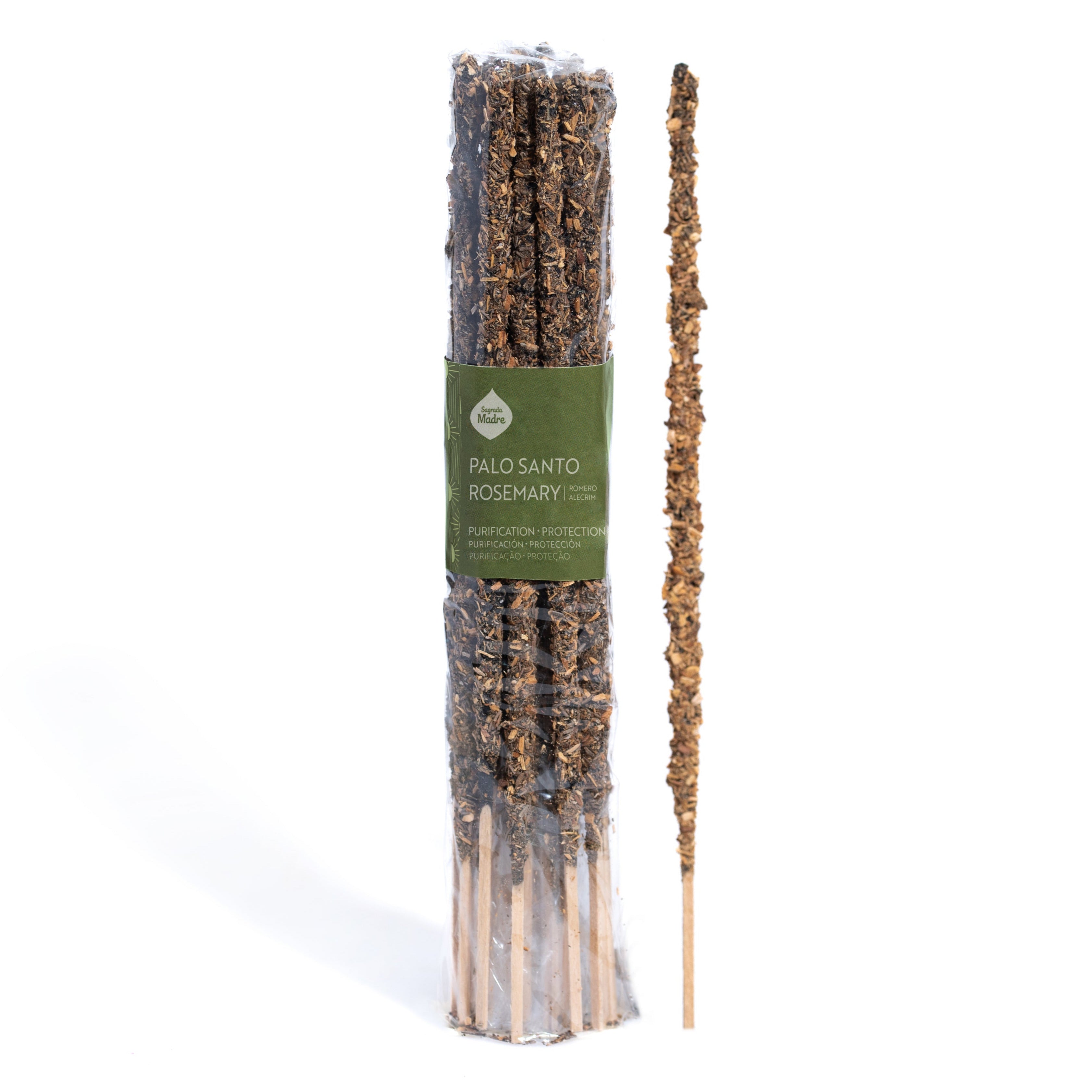 Sagrada Madre - Reinigung & Schutz - Palo Santo & Rosmarin - Räucherstäbchen - 20 Stk.