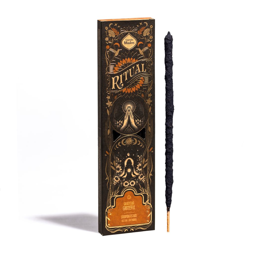 Sagrada Madre - Ritual - Grateful (Dankbarkeit) - Astral Lavender - Räucherstäbchen - 6 Stk.
