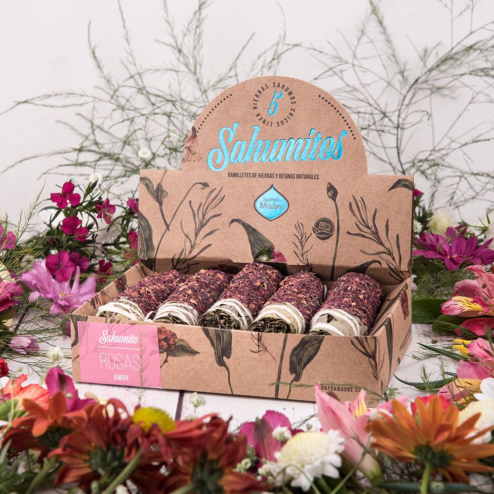 Sagrada Madre - Sahumitos - Rose - Räucherbündel ca. 20 g
