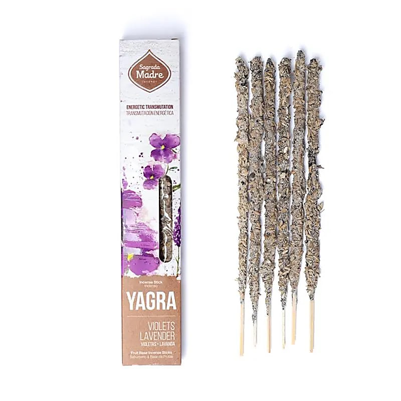 Sagrada Madre - Yagra - Veilchen & Lavendel - Räucherstäbchen ca. 20 g