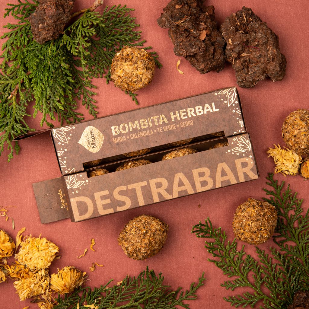 Sagrada Madre – Bombita Herbal - Räucherkugeln - Befreiung - 4 Stk.