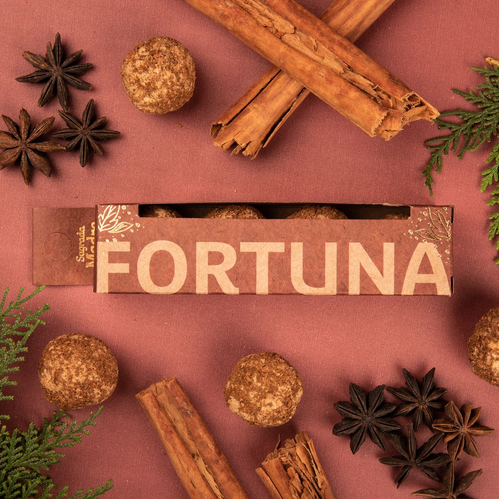 Sagrada Madre – Bombita Herbal - Räucherkugeln - Glück - 4 Stk.