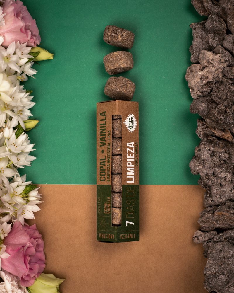 Sagrada Madre – Räucherpastillen „7 Tage Reinigung" - Copal & Vanille - 7 Stk.