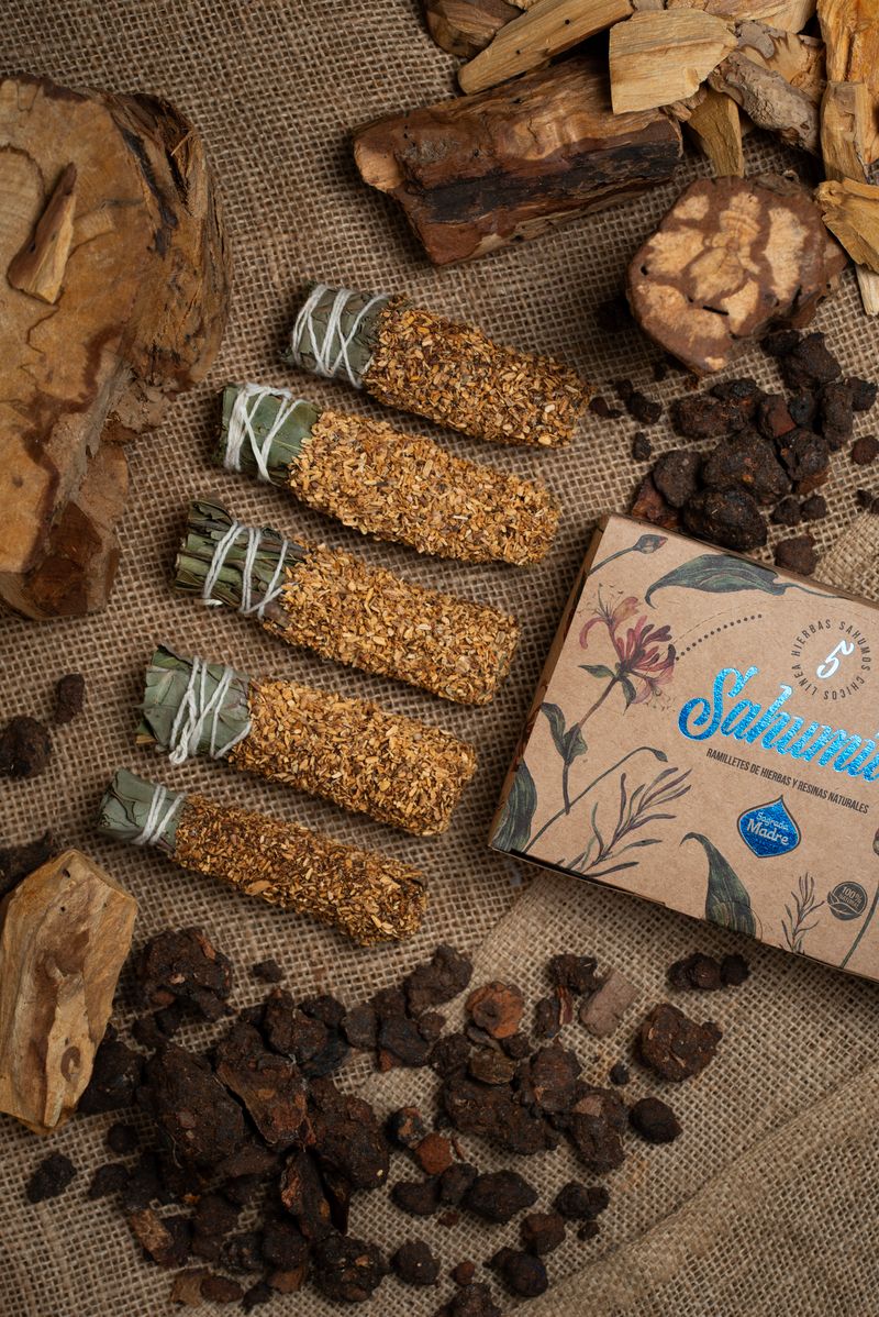 Sagrada Madre – Sahumito - Myrrhe & Palo Santo (Reinigung • Harmonie) - 5 Stk.