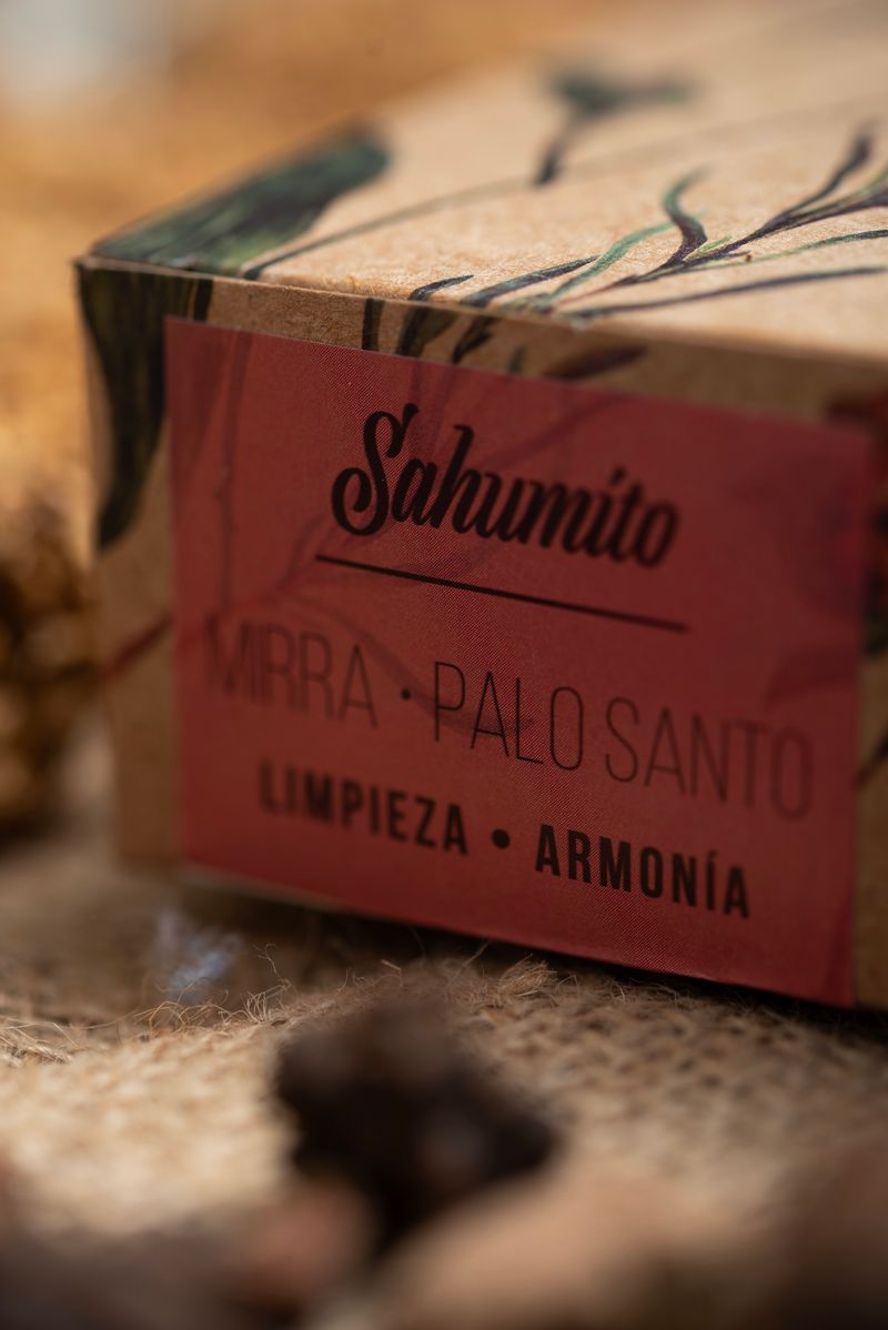 Sagrada Madre – Sahumito - Myrrhe & Palo Santo (Reinigung • Harmonie) - 5 Stk.