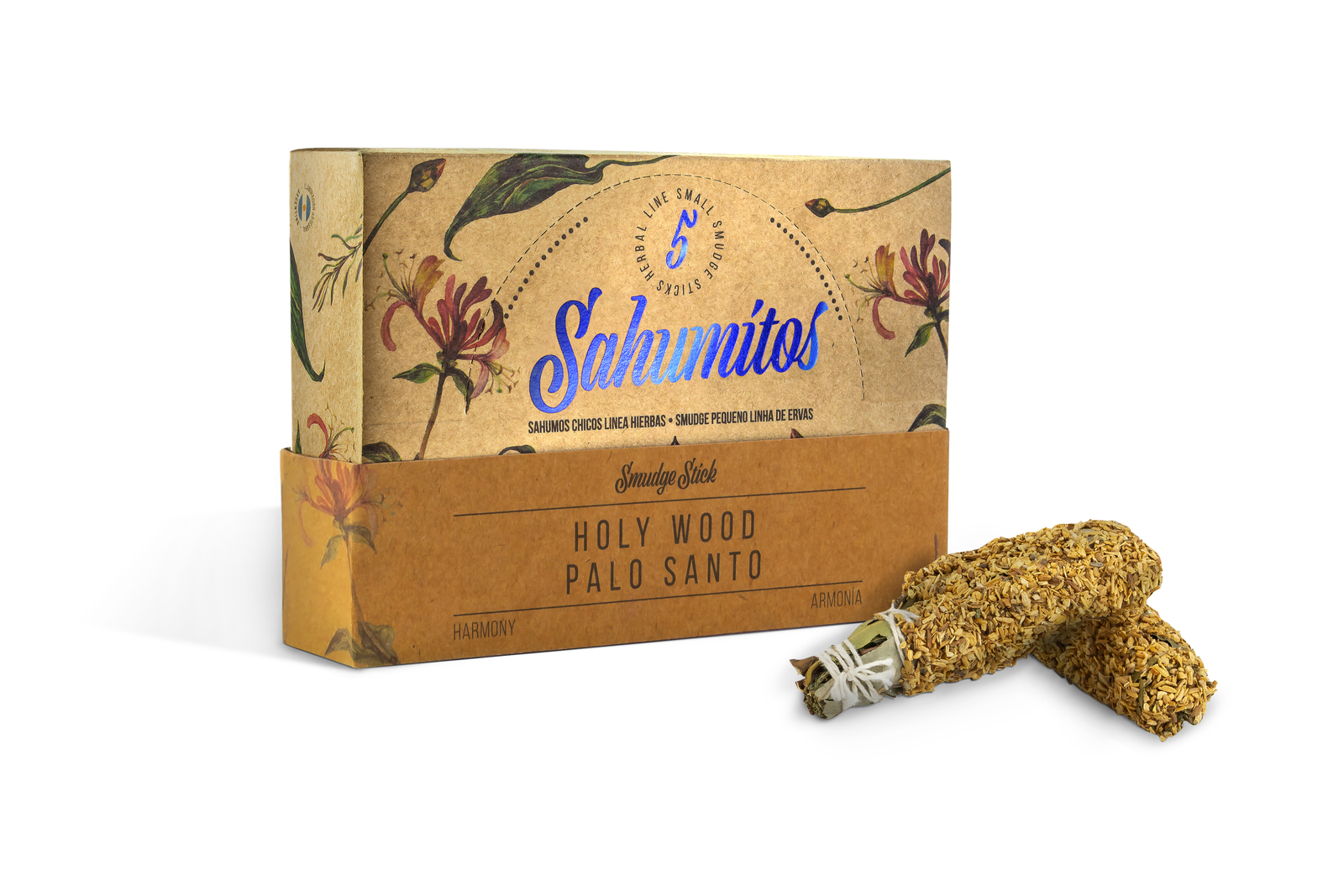 Sagrada Madre – Sahumito - Palo Santo (Spirituelle Reinigung) - 5 Stk.
