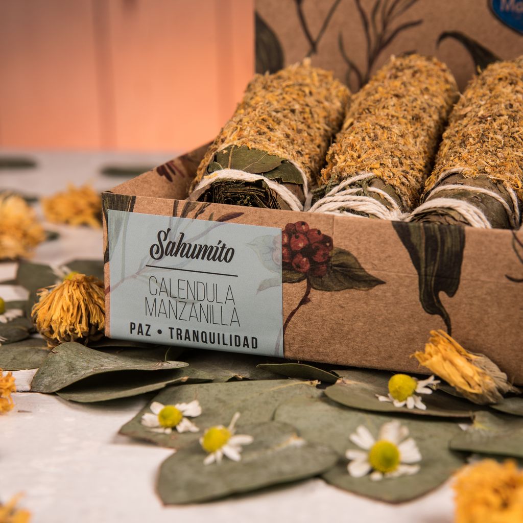 Sagrada Madre – Sahumito - Ringelblume & Kamille (Frieden & Ruhe) - 5 Stk.