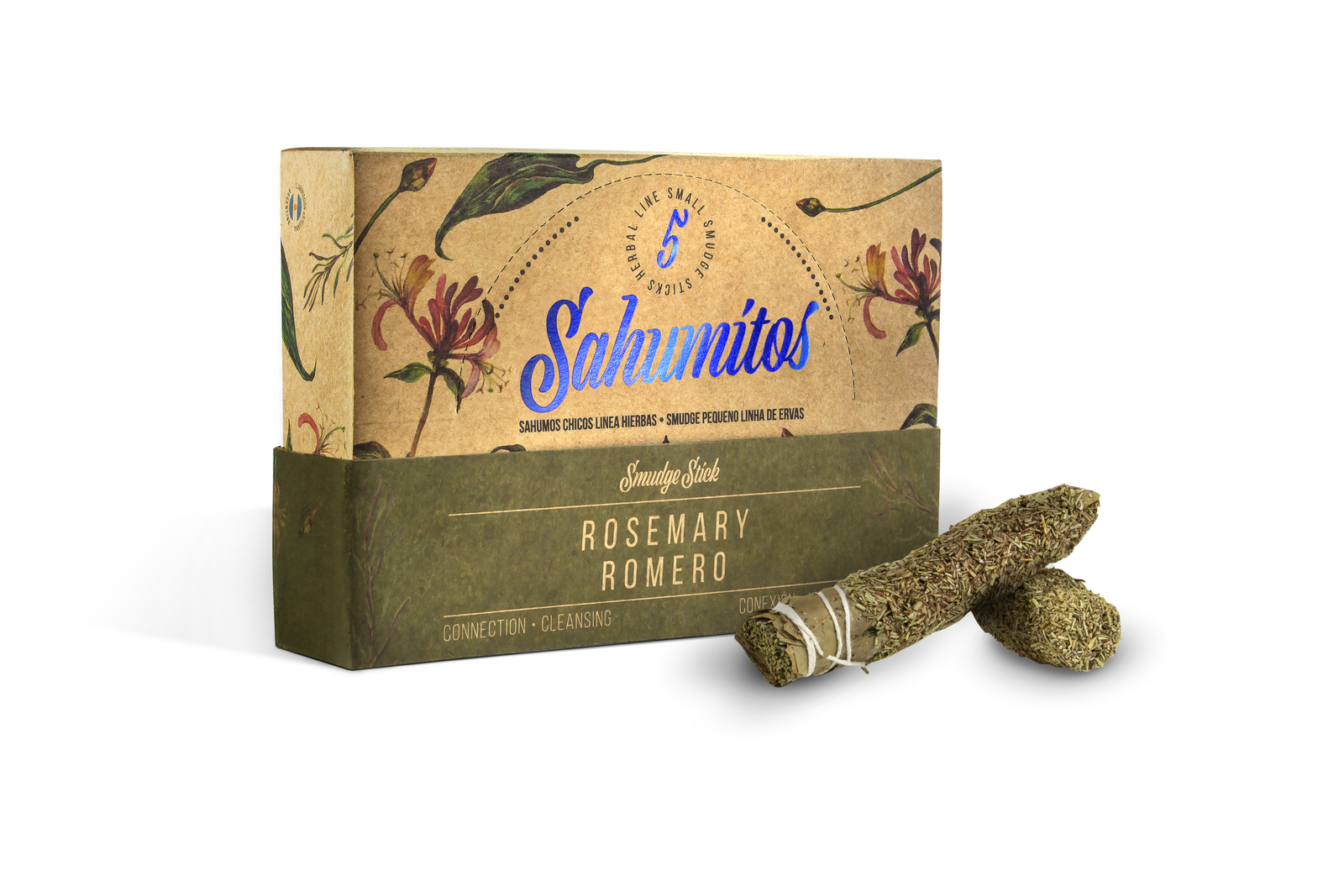 Sagrada Madre – Sahumito - Rosmarin (Verbindung • Reinigung) - 5 Stk.