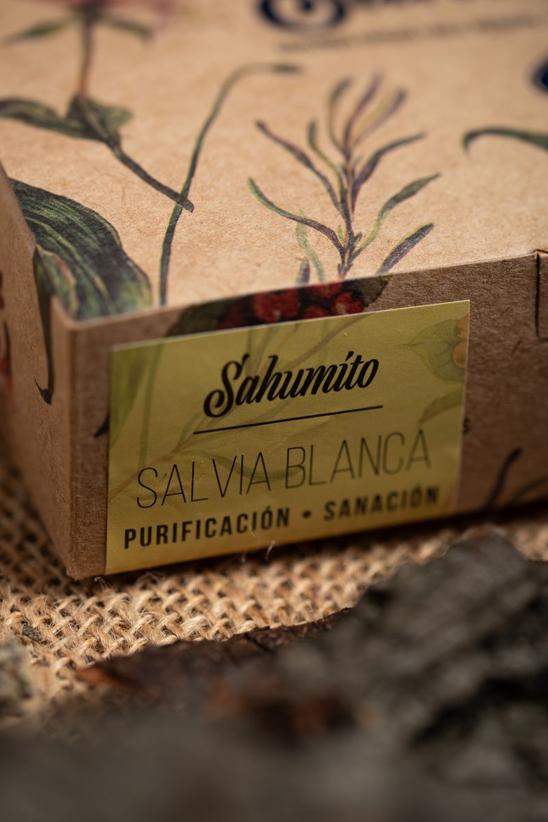 Sagrada Madre – Sahumito - Weißer Salbei (Reinigung • Heilung) - 5 Stk.