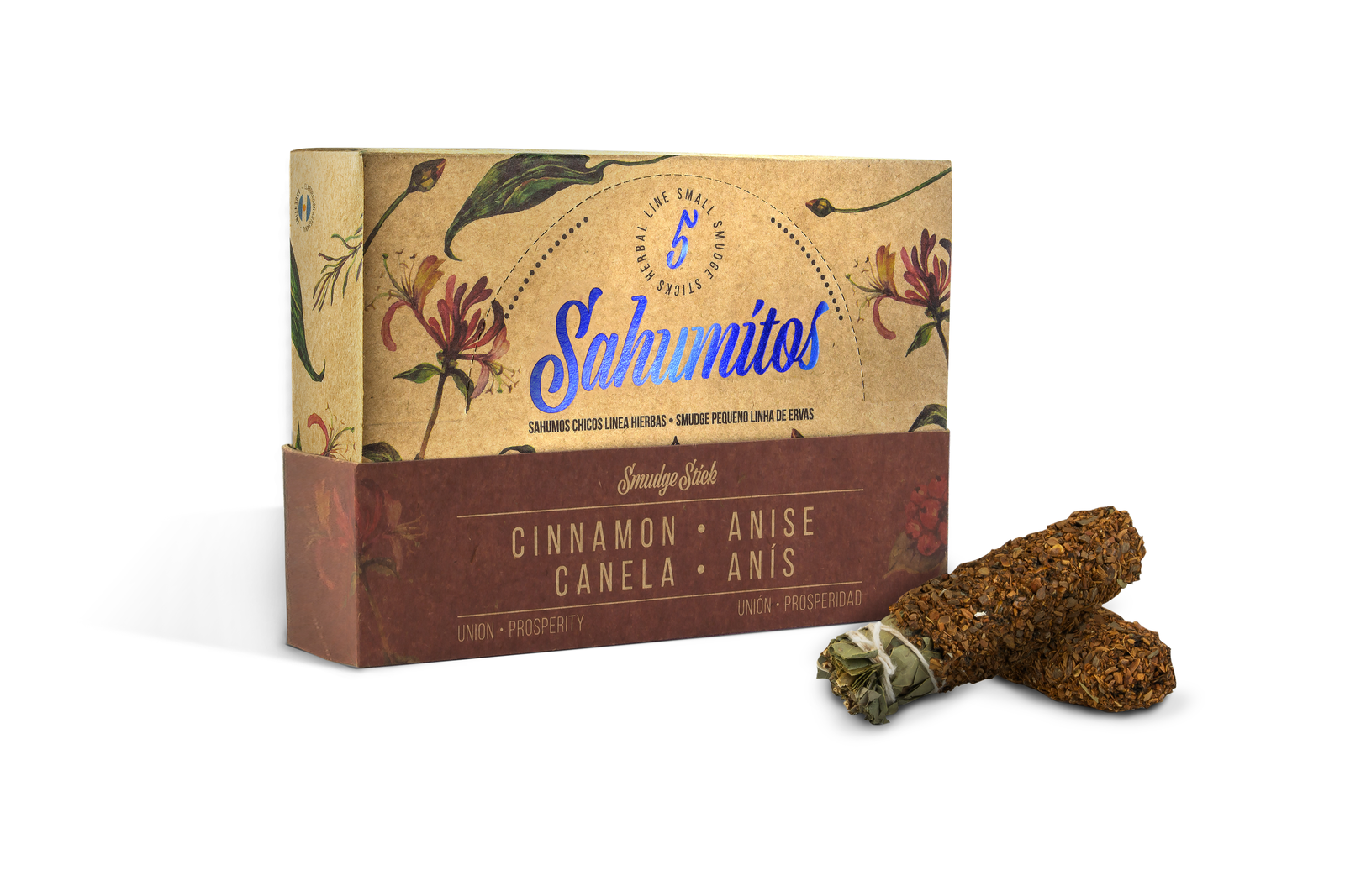 Sagrada Madre – Sahumito - Zimt & Anis (Einheit • Wohlstand) - 5 Stk.