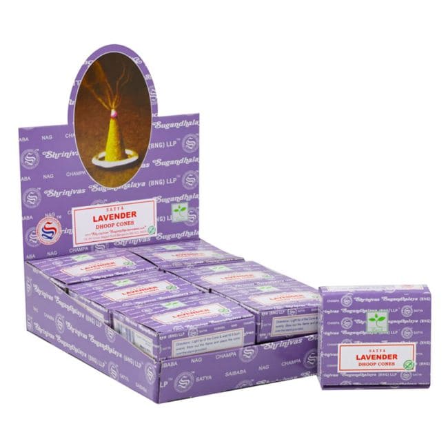 Satya - Lavender (Lavendel) Cones - Räucherkegel ca. 20 g