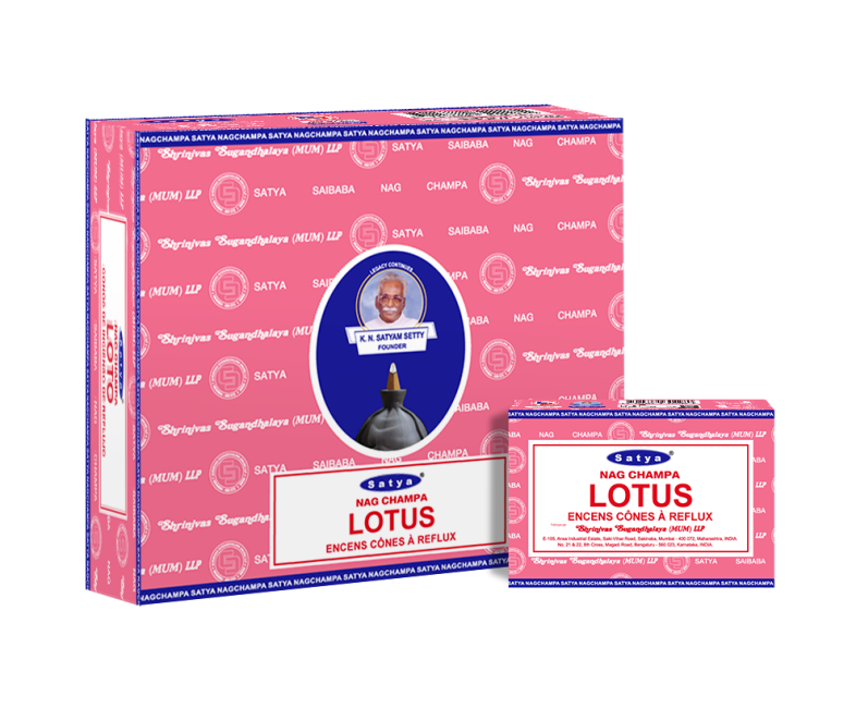 Satya Lotus Backflow Cones – Rückfluss-Effektkegel 10 Stück