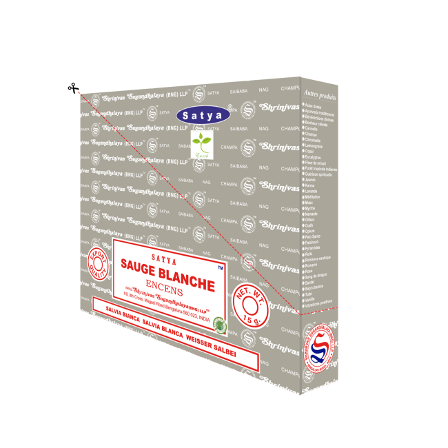 Satya White Sage (Weißer Salbei) - Räucherstäbchen 15 g