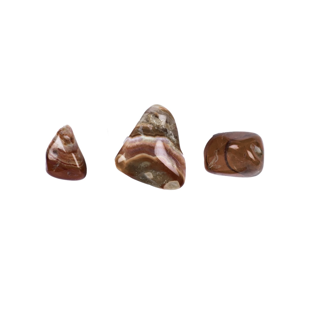 Schlottwitz Achat (Sachsen Erzgebirge) - Trommelstein - Größe 1,5 - 4,5 cm