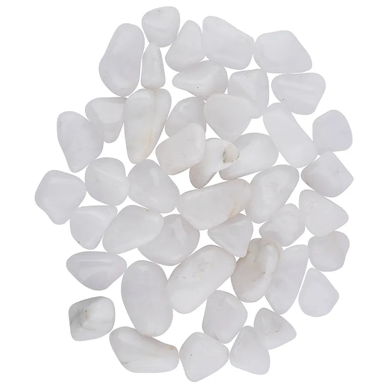 Schneequarz - Trommelstein - Größe 2-3 cm