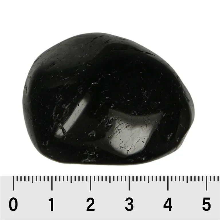 Schwarzer Turmalin (Schörl) – Jumbo-Trommelstein 3,5–6,5 cm