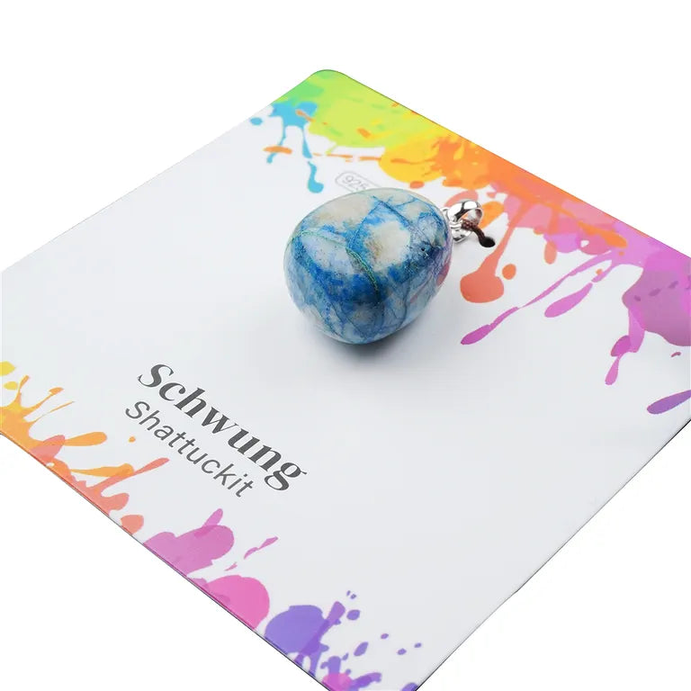 Schwung – Shattuckit Trommelstein 2,0–2,5 cm mit 925er Silberöse - klein