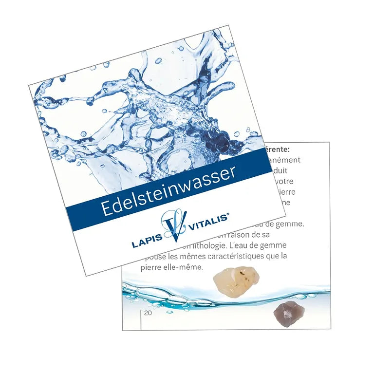 Selbstliebe  – Lapis-Vitalis - Magnesit Wassersteine ca. 100 g in Metall-Geschenkdose