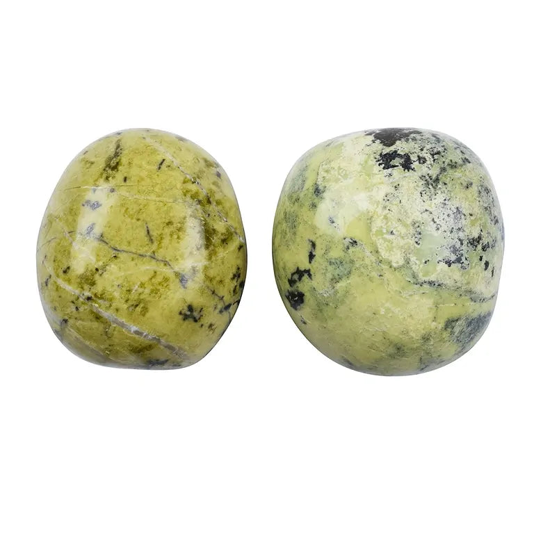 Serpentin (Chitta) - Trommelstein - Größe 2-3 cm