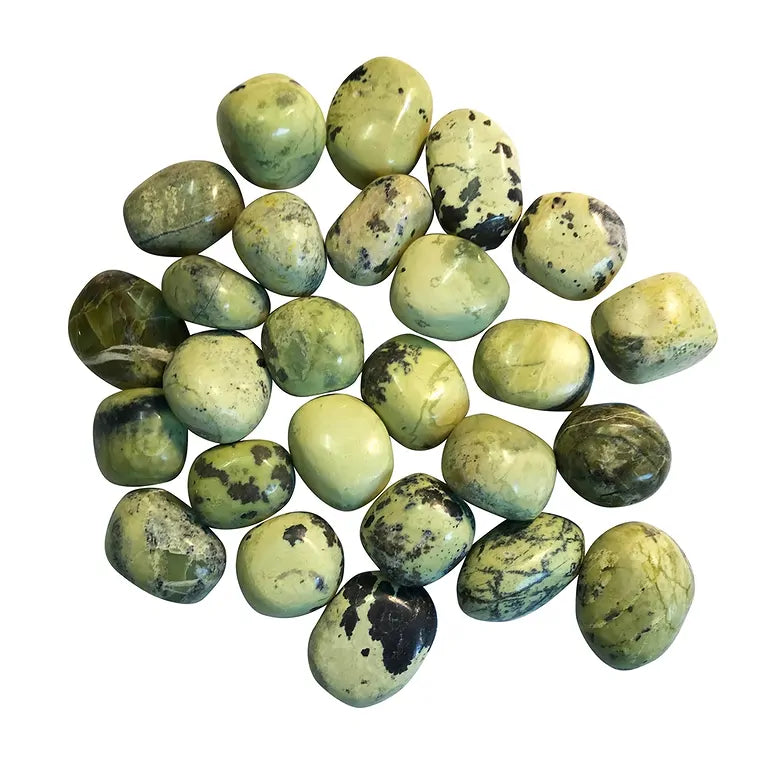 Serpentin (Chitta) - Trommelstein - Größe 2-3 cm