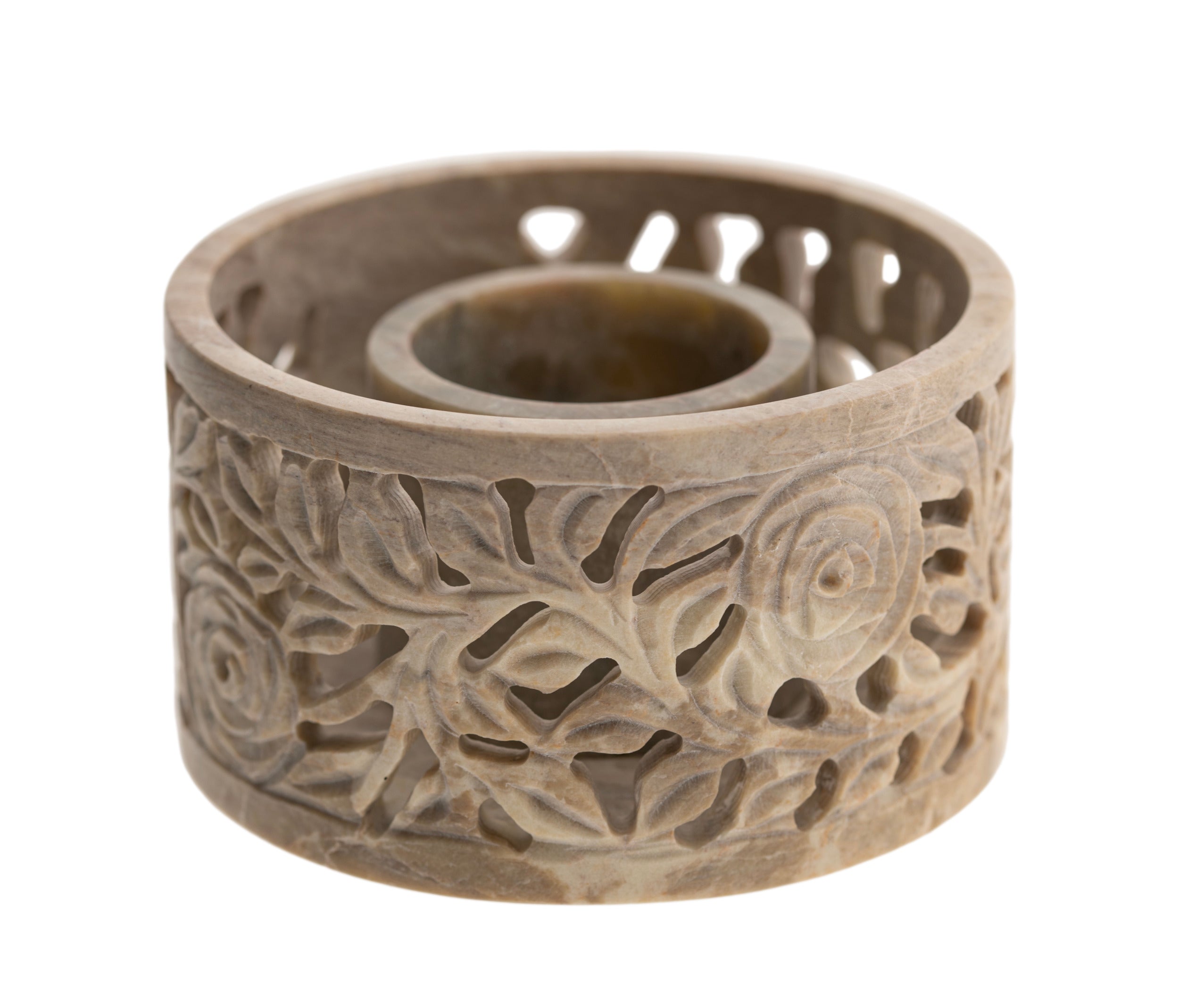 Smudge Bowl – Yara – klein – Speckstein – H 5 cm, Ø 9 cm