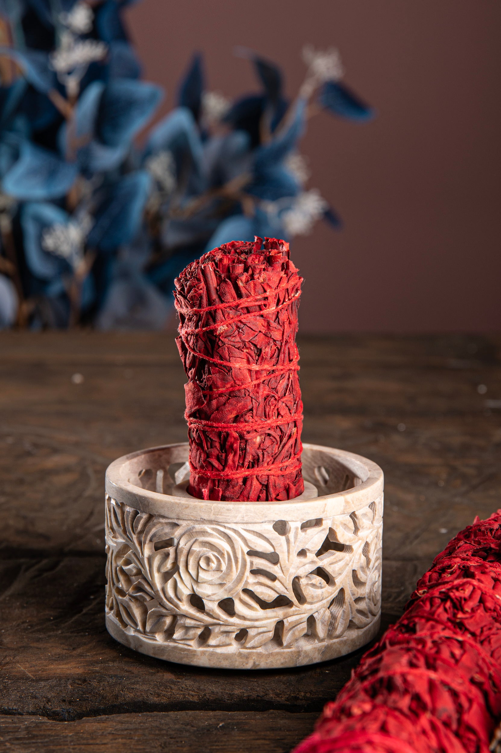 Smudge Bowl – Yara – klein – Speckstein – H 5 cm, Ø 9 cm