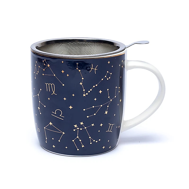 Teetasse mit Sieb – Sternzeichen - 400 ml