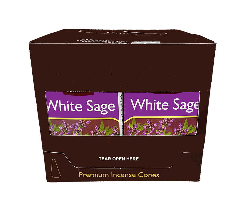 Tulasi - White Sage (Weißer Salbei) - Räucherkegel ca. 30 g