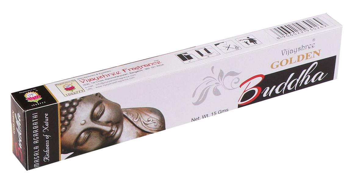Vijayshree - Golden - Buddha - Räucherstäbchen 15 g