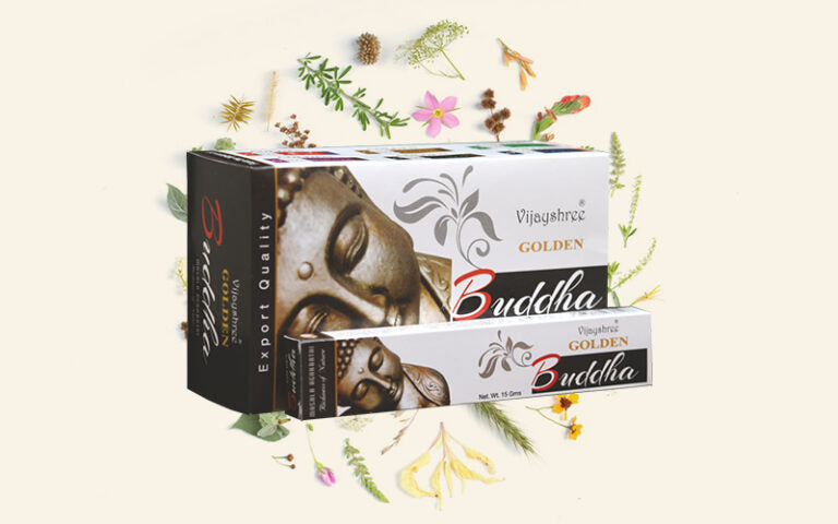 Vijayshree - Golden - Buddha - Räucherstäbchen 15 g