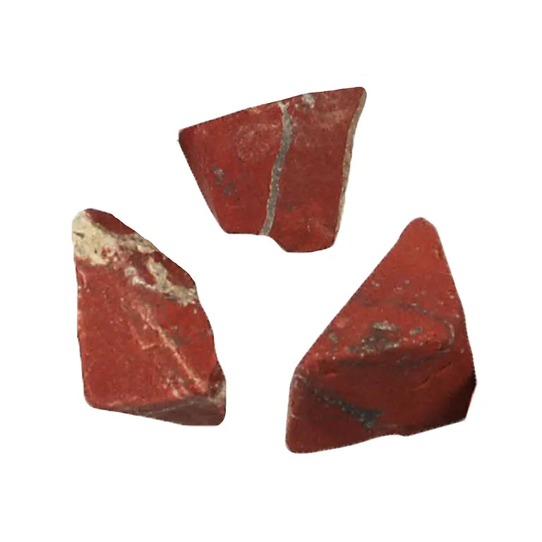 Willenskraft und Stärke – Lapis-Vitalis - Jaspis (rot) Wassersteine ca. 100 g in Metall-Geschenkdose