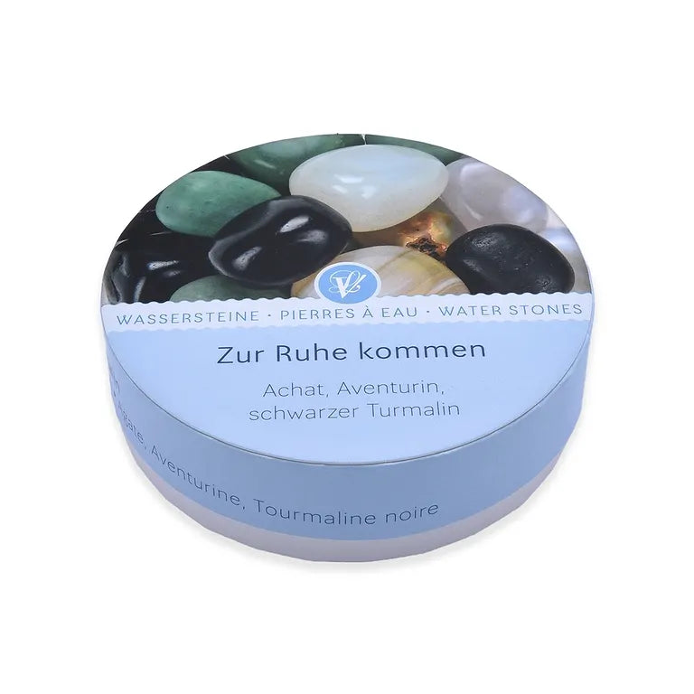 Zur Ruhe kommen – Lapis-Vitalis - Wassersteine Mischung ca. 100 g in Pappschachtel