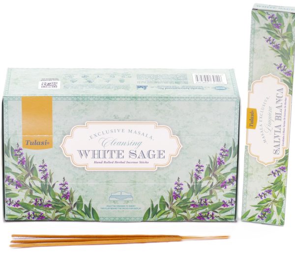 Tulasi Exclusive White Sage (Weißer Salbei) Masala - Räucherstäbchen 15 g