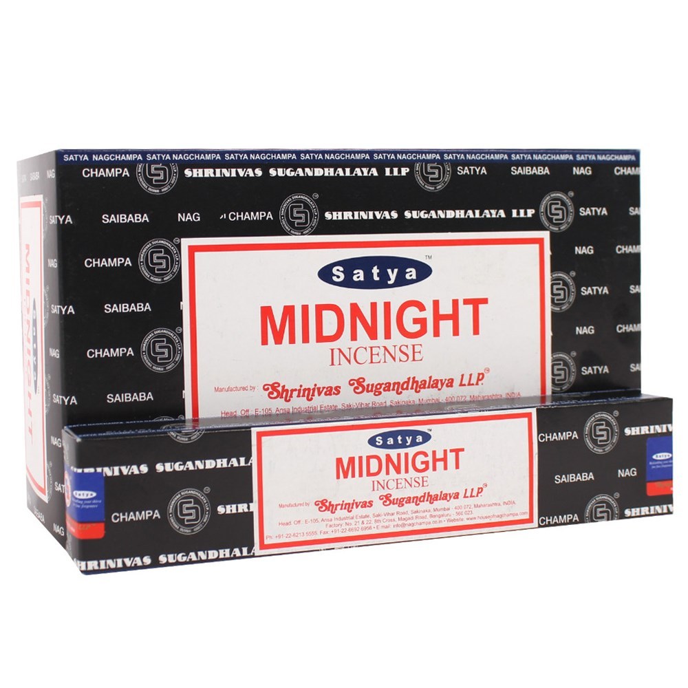 Satya Midnight (Mitternacht) - Räucherstäbchen 15 g