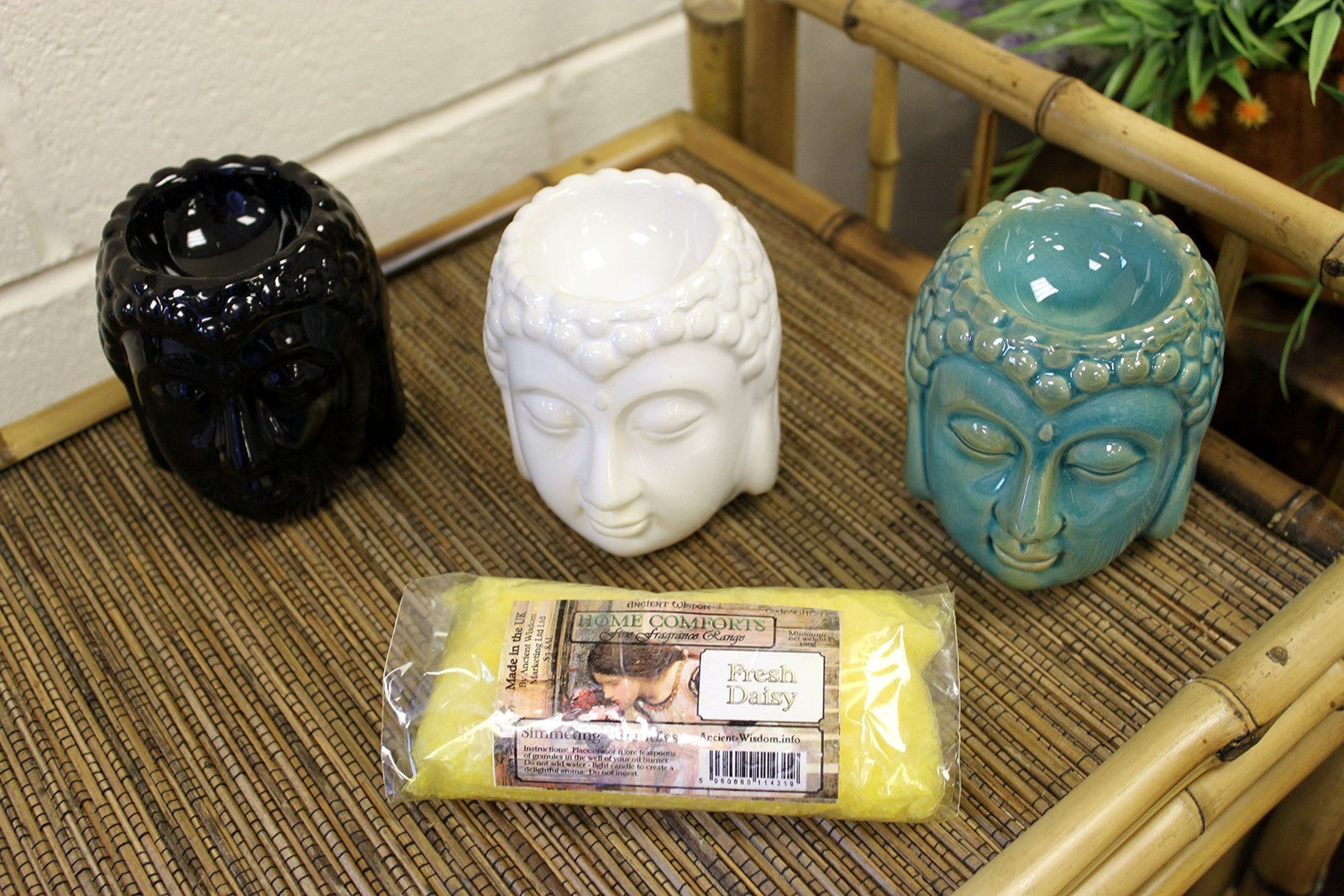Schwarze Buddha Duftlampe