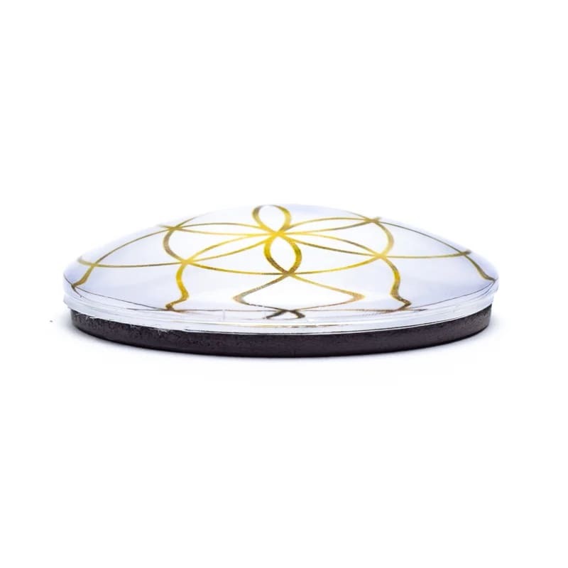 Magnet Dekoration Samen des Lebens goldfarben