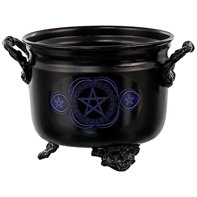 Cauldron (Hexenkessel) blaues Pentagram
