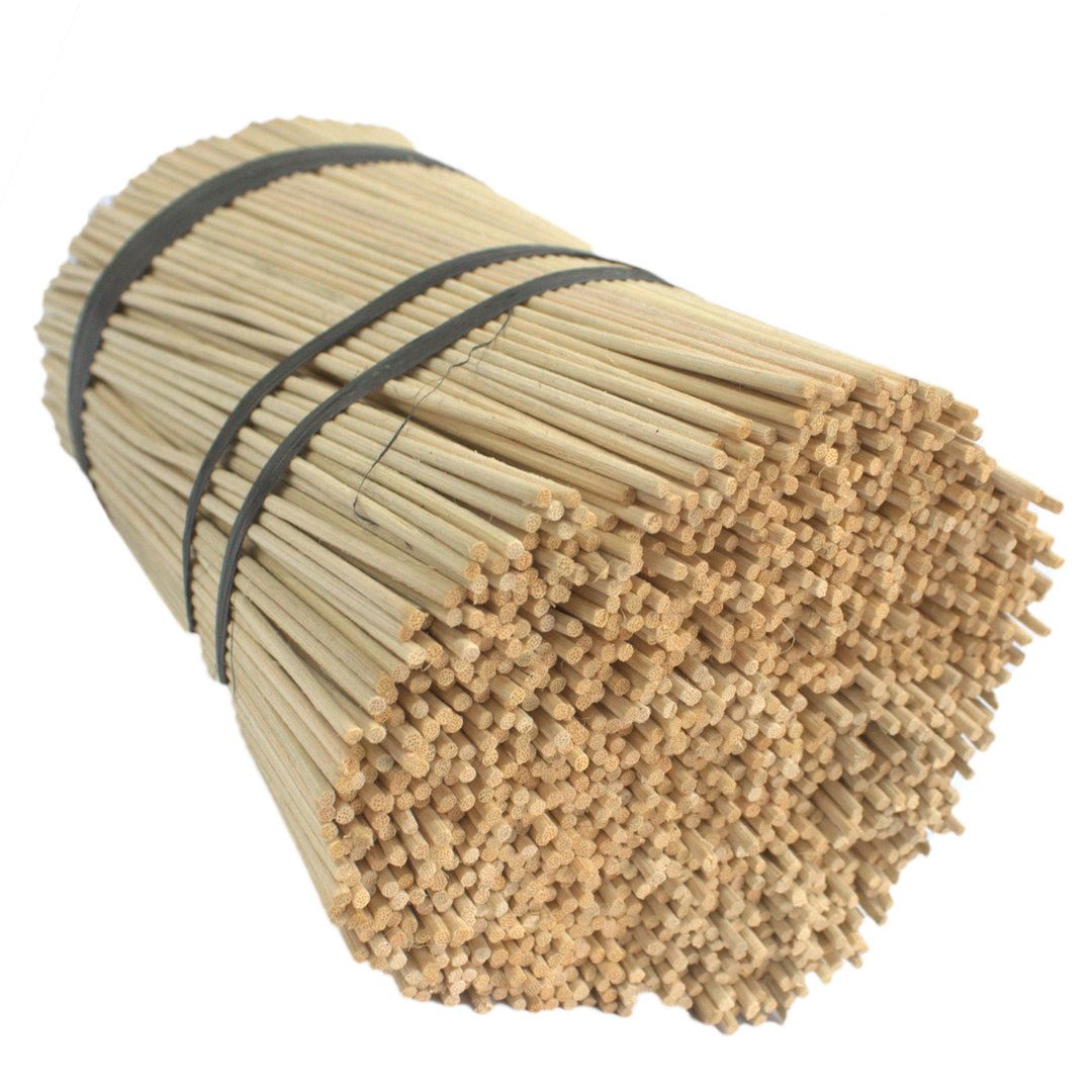 Natürliche Diffusionsstäbchen aus Bambus - 25cm x 3mm - einzelne Stäbe