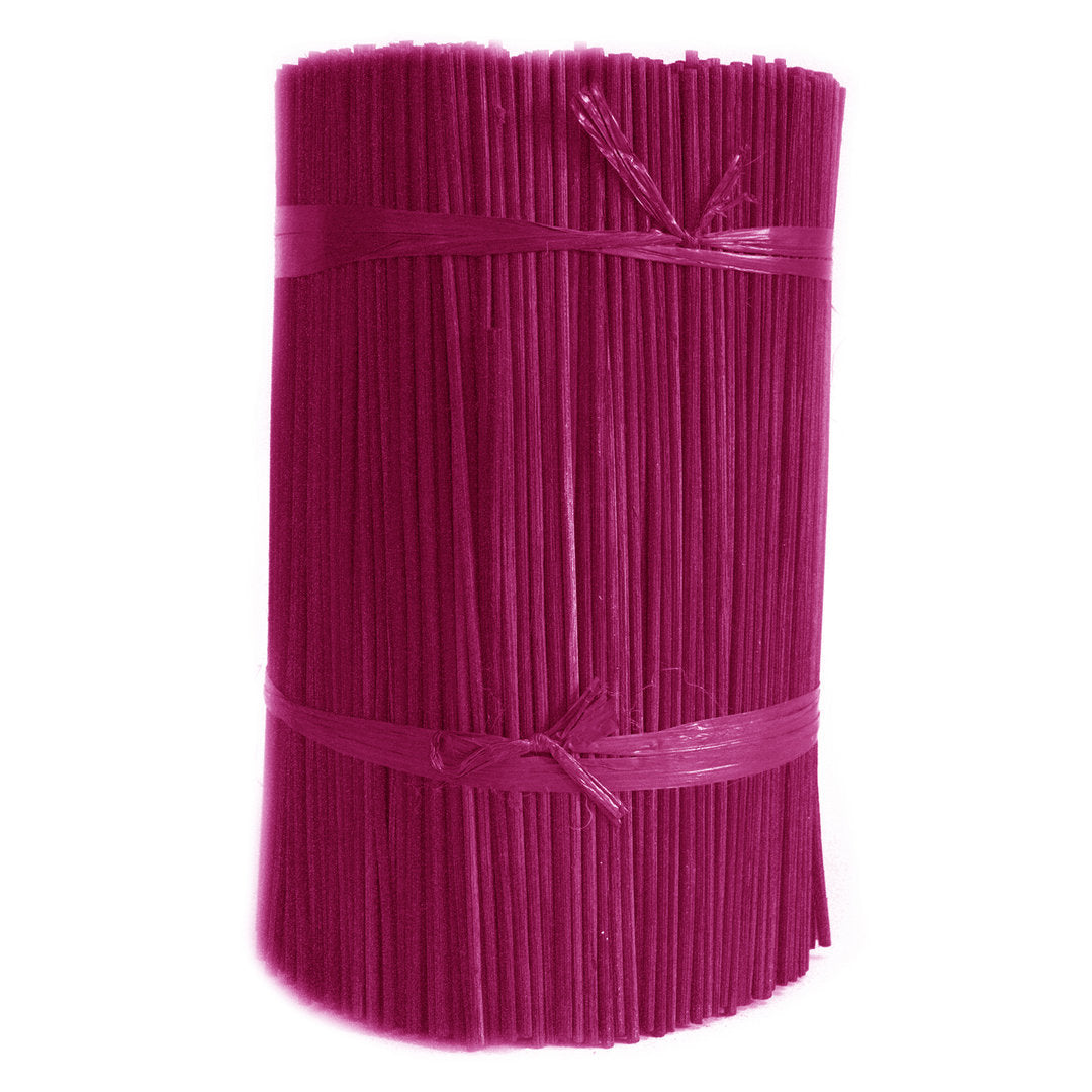 Rosa Diffusionsstäbchen aus Bambus - 25cm x 3mm