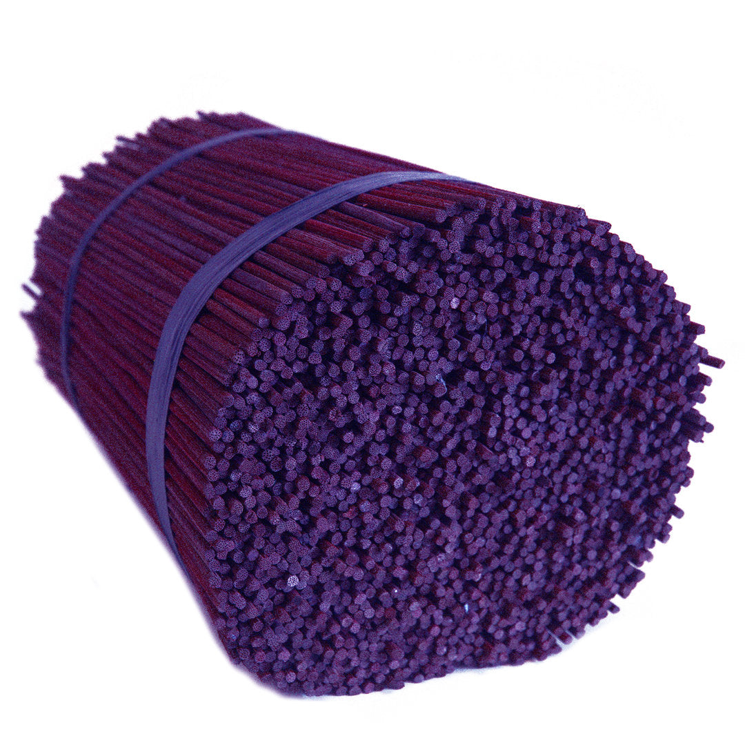 Lila Diffusionsstäbchen aus Bambus - 25cm x 3mm - einzelne Stäbe