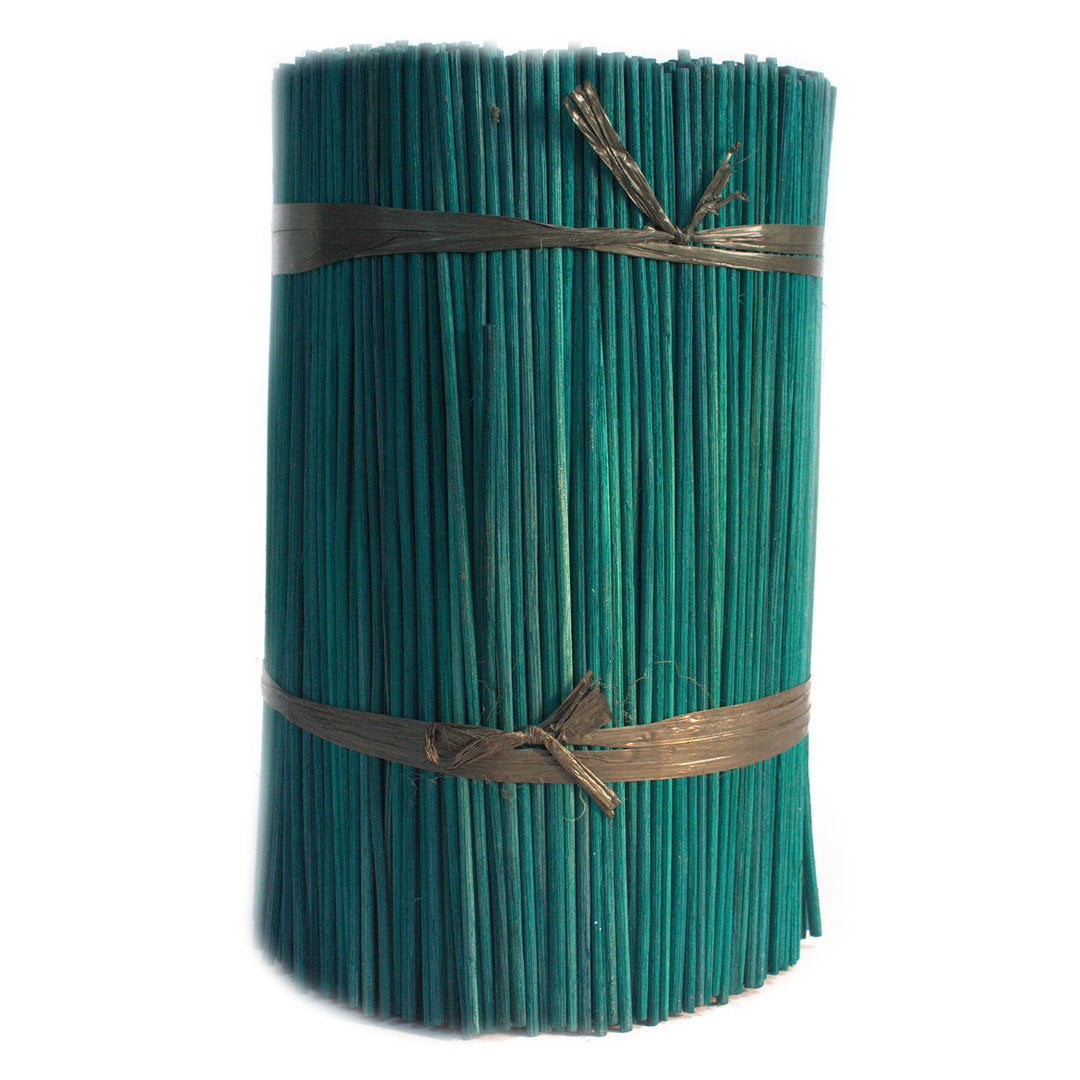 Grüne Diffusionsstäbchen aus Bambus - 25cm x 3mm