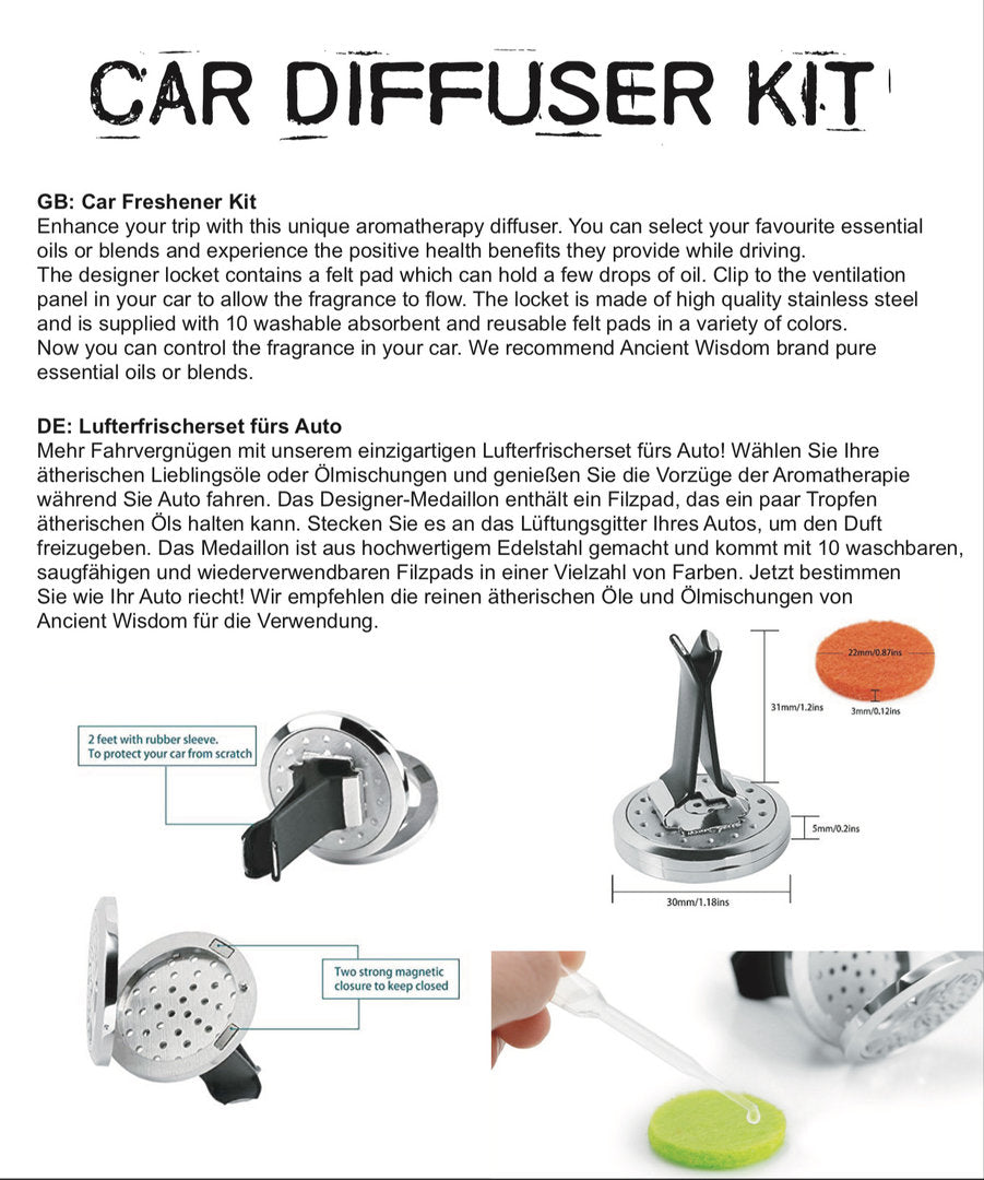 Auto Lufterfrischerset - Schutzengel - 30mm