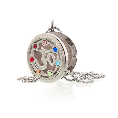 Aroma Diffusor Halskette - OM Chakra - 30mm