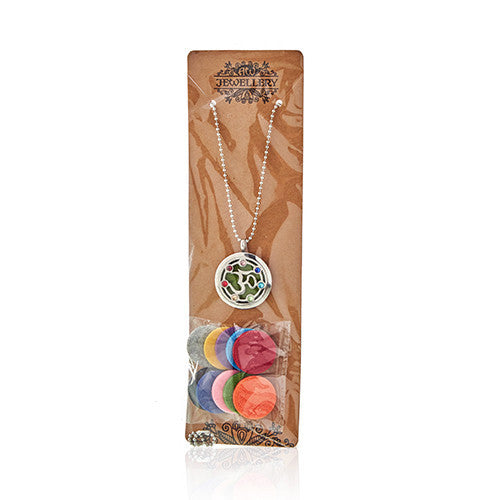 Aroma Diffusor Halskette - OM Chakra - 30mm