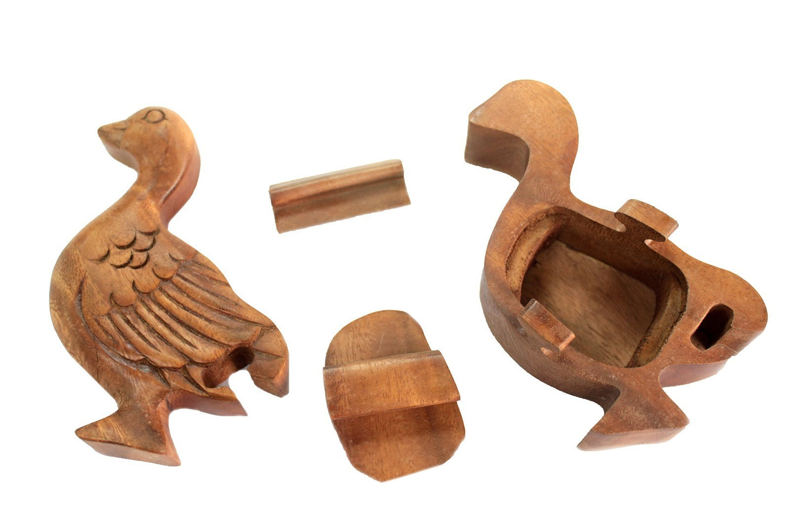 Puzzleboxen aus Bali - Ente