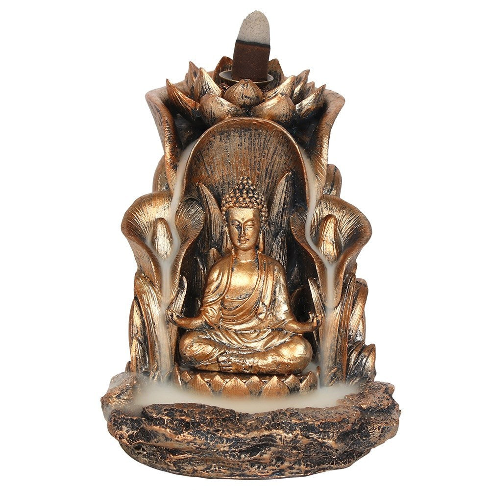Bronze Buddha - Räucherrückfluss-Brenner (Backflow Incense Burner)